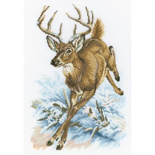 deer woodlands Cross Stitch Pattern